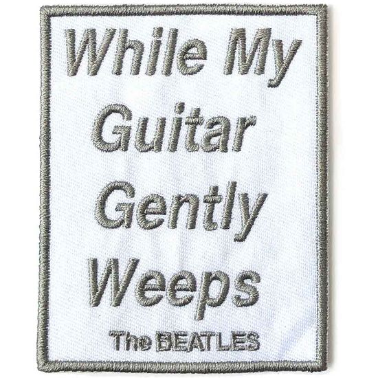 Picture of The Beatles Woven Patch: While My Guitar Gently Weeps (Standard) 