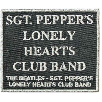 Picture of The Beatles Woven Patch: Sgt. Pepper's….Black (Standard) 