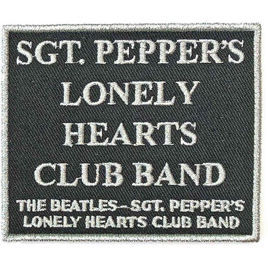 Picture of The Beatles Woven Patch: Sgt. Pepper's….Black (Standard) 