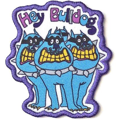 Picture of The Beatles Woven Patch: Yellow Submarine Hey Bulldog (Standard) 