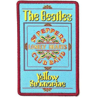 Picture of The Beatles Woven Patch: Yellow Submarine Lonely Hearts (Standard) 