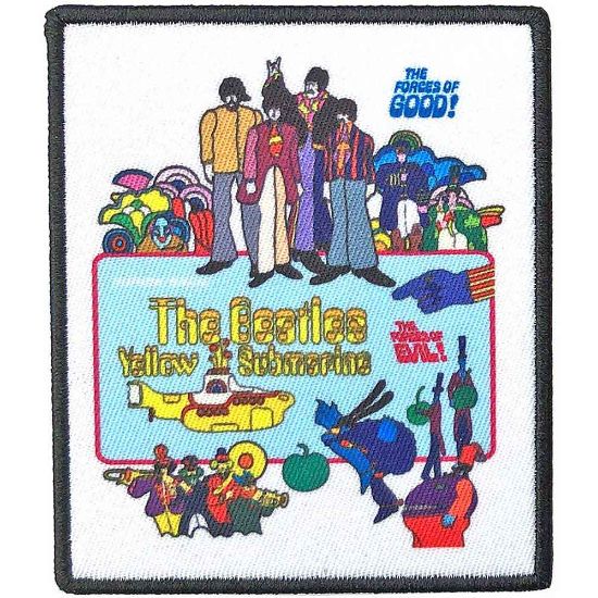 Picture of The Beatles Woven Patch: Yellow Submarine Movie Poster (Standard) 