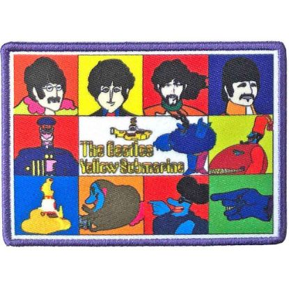 Picture of The Beatles Woven Patch: Yellow Submarine Characters (Standard) 