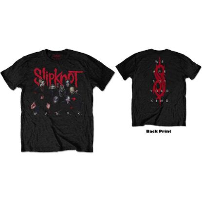 Picture of Slipknot Unisex T-Shirt: WANYK Logo Back Print