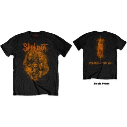 Picture of Slipknot Unisex T-Shirt: WANYK Orange Back Print