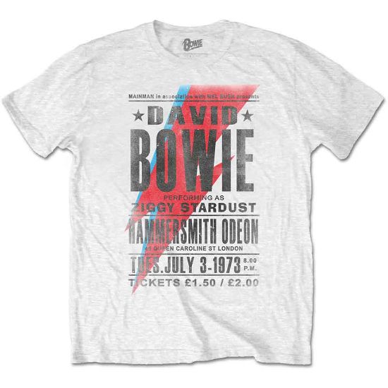 Picture of David Bowie Unisex T-Shirt: Hammersmith Odeon