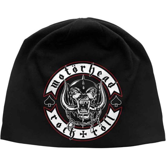 Picture of Motorhead Unisex Beanie Hat: Biker Badge