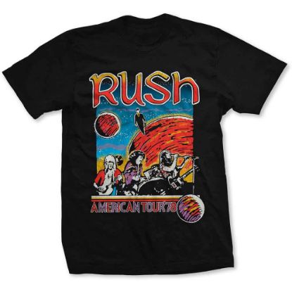 Picture of Rush Unisex T-Shirt: US Tour 1978