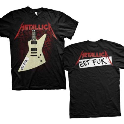 Picture of Metallica Unisex T-Shirt: Eet Fuk Back Print
