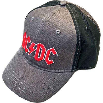 Picture of AC/DC Unisex Baseball Cap: Red Logo (2 Tone)