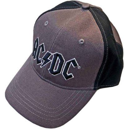 Picture of AC/DC Unisex Baseball Cap: Black Logo (2 Tone)