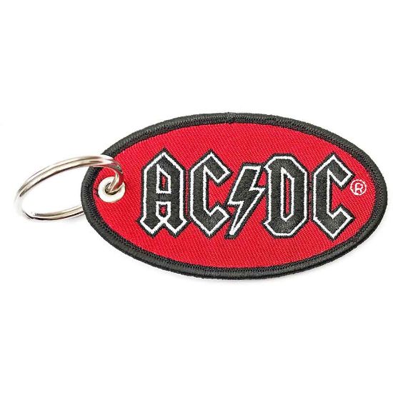 Picture of AC/DC Keychain: Oval Logo (Double Sided Patch)