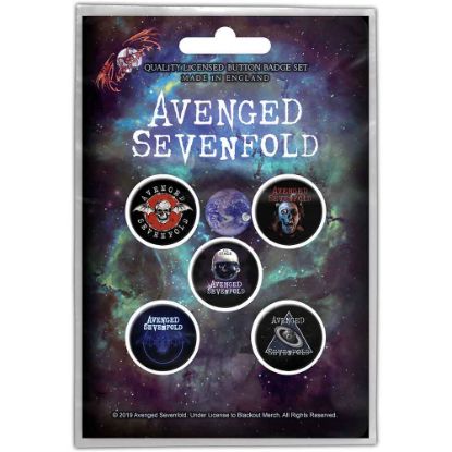 Picture of Avenged Sevenfold Button Badge Pack: The Stage