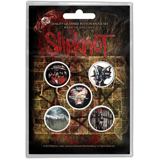 Picture of Slipknot Button Badge Pack: Albums