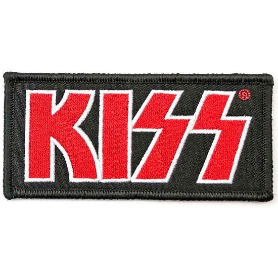 Picture of KISS Woven Patch: Red Logo (Standard) 