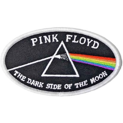 Picture of Pink Floyd Woven Patch: Dark Side of the Moon Oval White Border (Standard) 