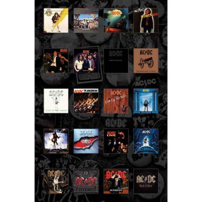 Picture of AC/DC Textile Poster: Albums