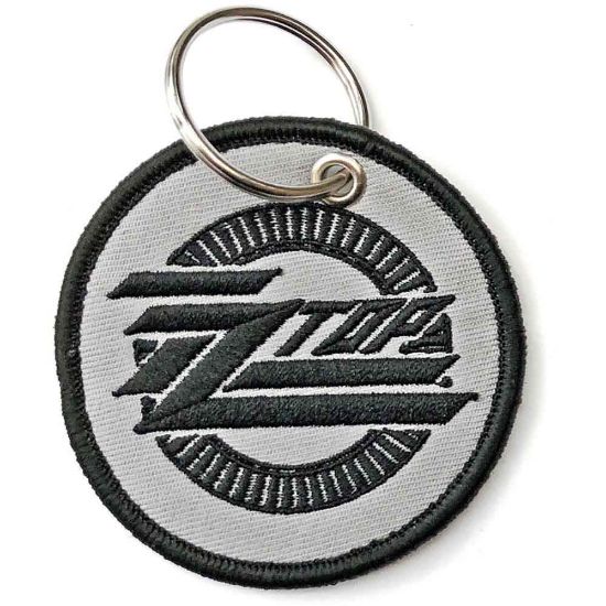 Picture of ZZ Top Keychain: Circle Logo (Double Sided Patch)