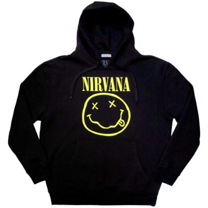 Picture of Nirvana Unisex Pullover Hoodie: Yellow Happy Face
