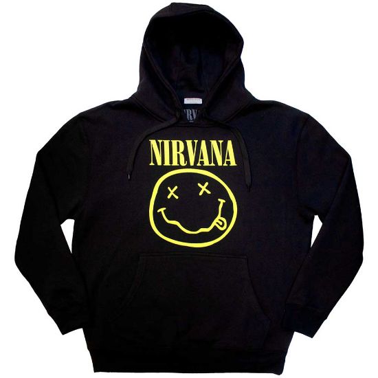 Picture of Nirvana Unisex Pullover Hoodie: Yellow Happy Face