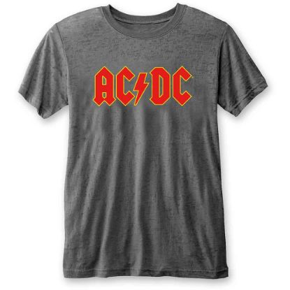 Picture of AC/DC Unisex Burnout T-Shirt: Logo