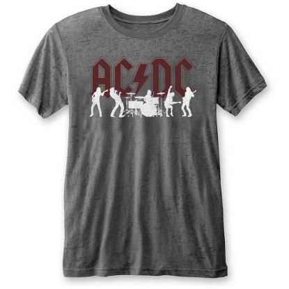 Picture of AC/DC Unisex Burnout T-Shirt: Silhouettes