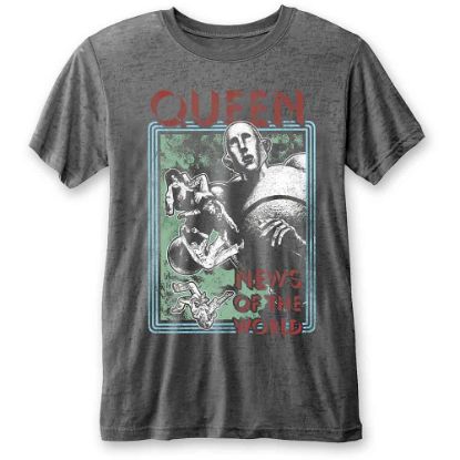 Picture of Queen Unisex Burnout T-Shirt: News of the World