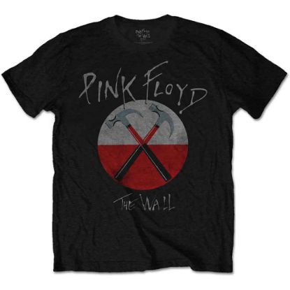 Picture of Pink Floyd Unisex T-Shirt: The Wall Hammers Logo