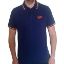 Picture of David Bowie Unisex Polo Shirt: Flash Logo