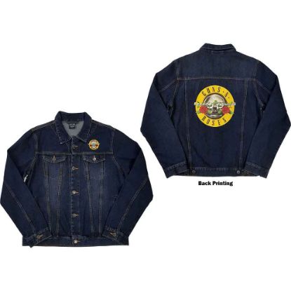 Picture of Guns N' Roses Unisex Denim Jacket: Classic Logo Back Print