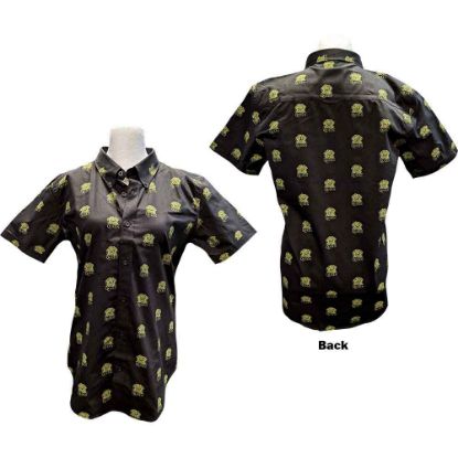 Picture of Queen Unisex Casual Shirt: Crest Pattern All Over Print