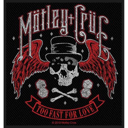 Picture of Motley Crue Woven Patch: Too Fast For Love (Standard)