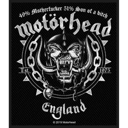 Picture of Motorhead Woven Patch: Ball & Chain (Standard)