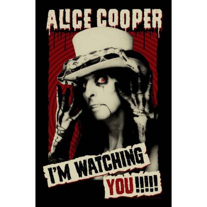 Picture of Alice Cooper Textile Poster: I'm Watching You