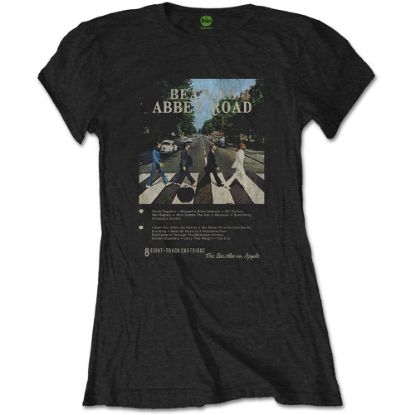 Picture of The Beatles Ladies T-Shirt: Abbey Road 8 Track