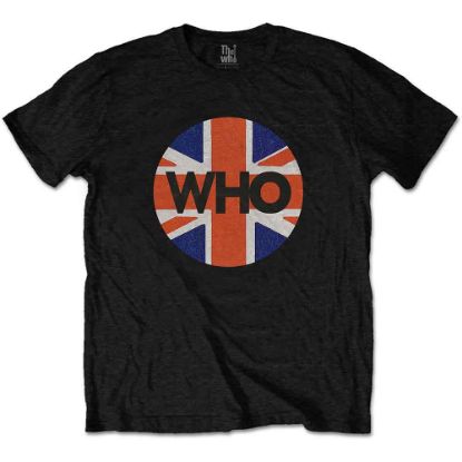 Picture of The Who Unisex T-Shirt: Union Jack Circle