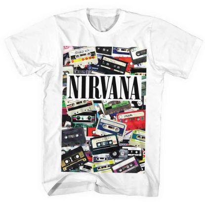 Picture of Nirvana Unisex T-Shirt: Cassettes