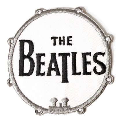 Picture of The Beatles Woven Patch: Drum Logo (Standard) 