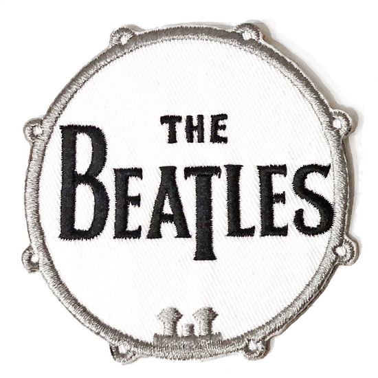 Picture of The Beatles Woven Patch: Drum Logo (Standard) 