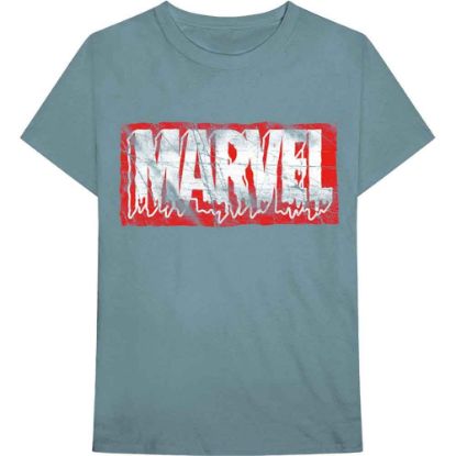 Picture of Marvel Comics Unisex T-Shirt: Distressed Dripping Logo