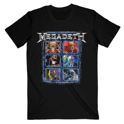 Picture of Megadeth Unisex T-Shirt: Vic Head Grid