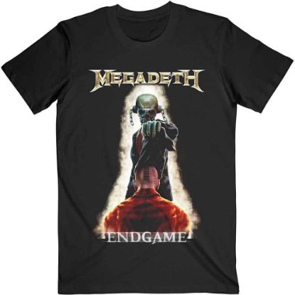 Picture of Megadeth Unisex T-Shirt: Vic Removing Hood