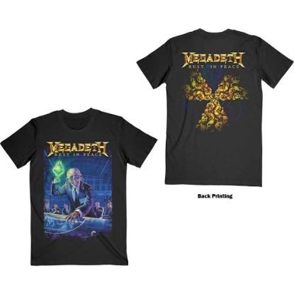 Picture of Megadeth Unisex T-Shirt: Rust In Peace 30th Anniversary Back Print