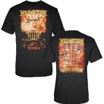Picture of Megadeth Unisex T-Shirt: China Whitehouse Back Print