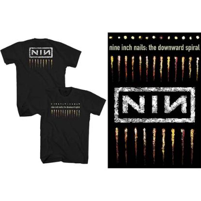 Picture of Nine Inch Nails Unisex T-Shirt: Downward Spiral Back Print