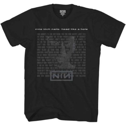 Picture of Nine Inch Nails Unisex T-Shirt: Head Like A Hole