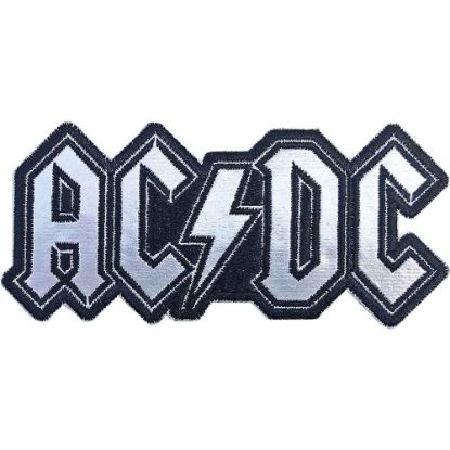 Picture of AC/DC Woven Patch: Cut-Out Foil Logo (Standard) 