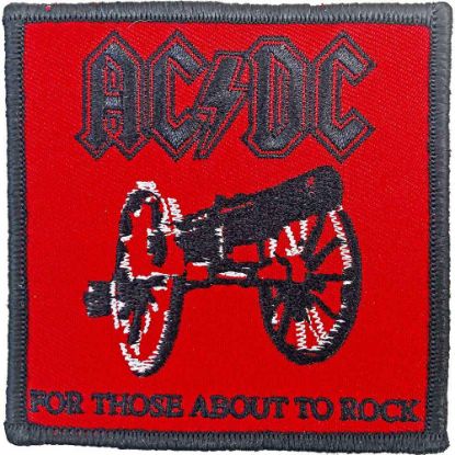 Picture of AC/DC Woven Patch: For Those About To Rock (Standard) 