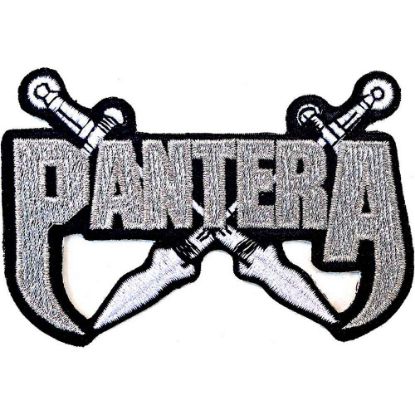 Picture of Pantera Woven Patch: Silver Swords (Standard) 