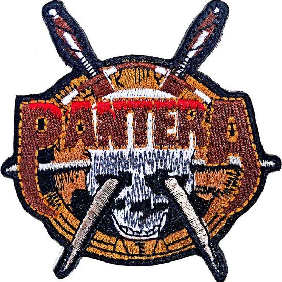 Picture of Pantera Woven Patch: Skull Knives (Standard) 